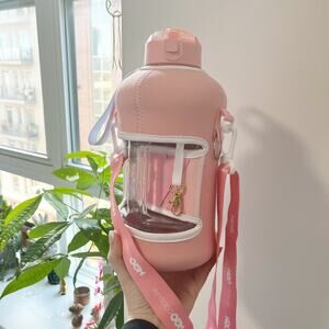 H2O Capsule Pink Half Gallon Water Bottle